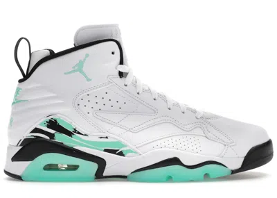 Pre-owned Jordan Men's  Mvp Sneakers In White/black/green Glow In Multi