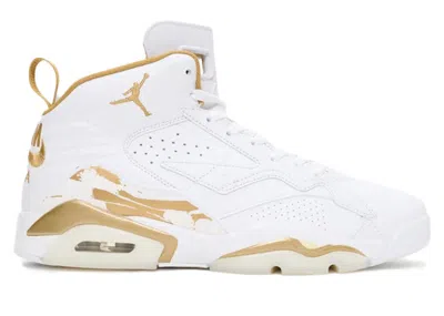 Pre-owned Jordan Men's  Mvp Sneakers In White/metallic Gold/phantom In Multi