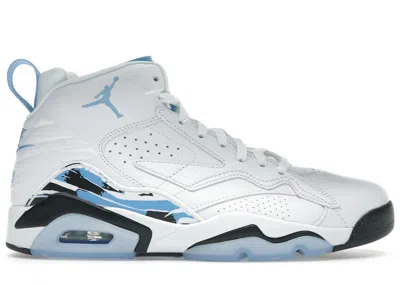 Pre-owned Jordan Men's  Mvp Sneakers In White/university Blue/black In Multi