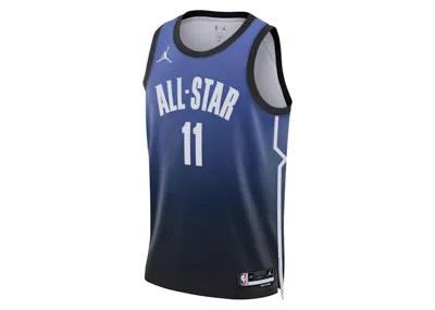 Pre-owned Jordan Men's  Nba Kyrie Irving 2023 Allstar Edition Jersey In Blue/black In Multi