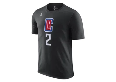 Pre-owned Jordan Men's  Nba Los Angeles Clippers Kawhi Leonard T-shirt In Black