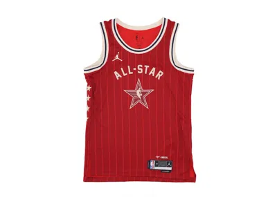 Pre-owned Jordan Men's  Nba Luka Doncic All Star Drifit Jersey In Red