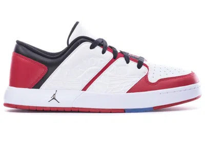Pre-owned Jordan Men's  Nu Retro 1 Low Chicago Sneakers In Varsity Red/black/white In Multi