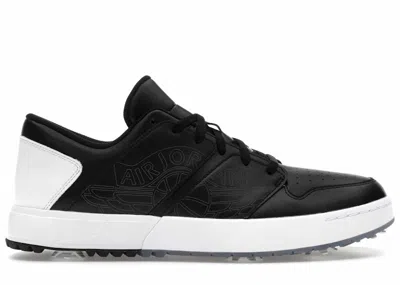 Pre-owned Jordan Men's  Nu Retro 1 Low Golf Sneakers In Black/white/cool Grey In Multi