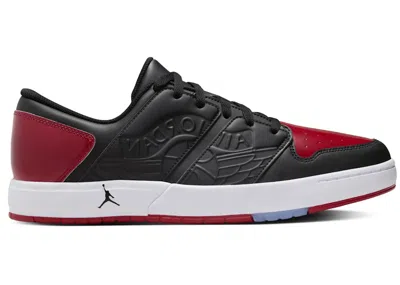 Pre-owned Jordan Men's  Nu Retro 1 Low Sneakers In Black/white/varsity Red