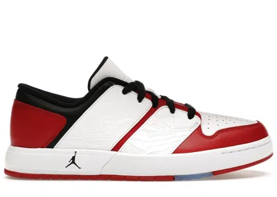 Pre-owned Jordan Men's  Nu Retro 1 Low Sneakers In Varsity Red/white/black