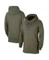 Jordan Men's  Olive Oklahoma Sooners Military-inspired Pack Long Sleeve Hoodie T-shirt In Olive