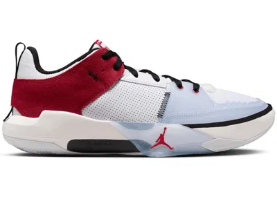 Pre-owned Jordan Men's  One Take 5 Gym Red Sneakers In White/sail/black In Multi