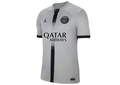 Pre-owned Jordan Men's  Paris Saintgermain 2022/23 Stadium Away Jersey In Light Smoke Grey