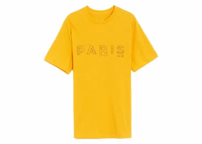 Pre-owned Jordan Men's  Paris Saintgermain T-shirt In Orange/black In Multi