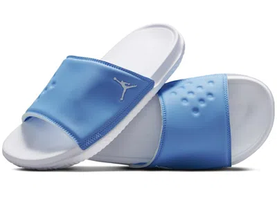 Pre-owned Jordan Men's  Play Slide Sneakers In University Blue/white In Multi
