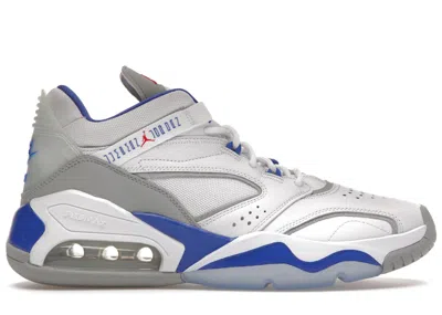 Pre-owned Jordan Men's  Point Lane True Blue Sneakers In White/hyper Royal/light Smoke Grey