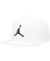 Jordan Men's  White Pro Jumpman Snapback Hat In White