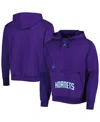 Jordan Men's  Brand Purple Los Angeles Lakers Courtside Statement Edition Pullover Hoodie In Purple