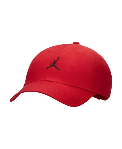 Jordan Men's  Red Jumpman Club Adjustable Hat