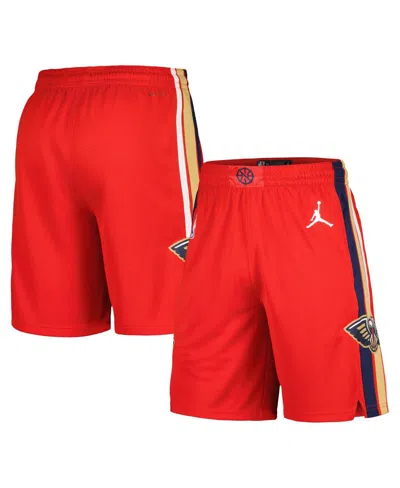 Jordan Men's  Red New Orleans Pelicans Statement Edition Swingman Shorts