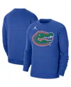 Jordan Men's  Royal Florida Gators Wordmark Pullover Sweatshirt In Royal