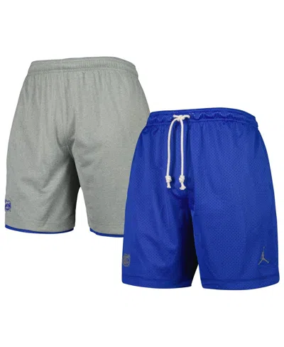 Jordan Men's  Royal, Gray Florida Gators Reversible Performance Shorts In Royal,gray