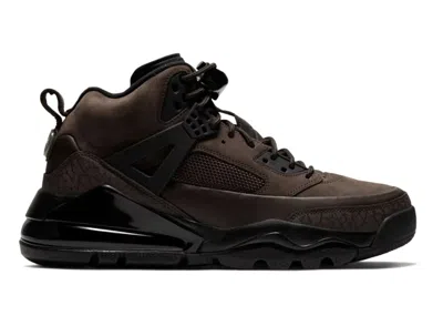 Pre-owned Jordan Men's  Spizike 270 Boot Sneakers In Dark Brown/black
