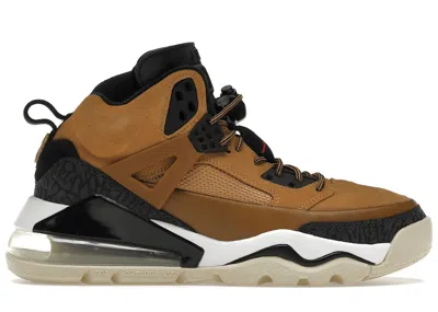 Pre-owned Jordan Men's  Spizike 270 Boot Sneakers In Wheat/black/gym Red