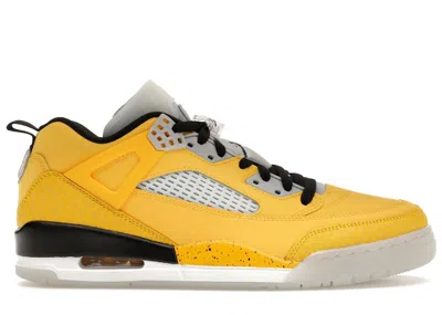 Pre-owned Jordan Men's  Spizike Low Lightning Sneakers In Varsity Maize/black/wolf Grey
