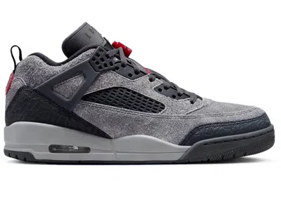 Pre-owned Jordan Men's  Spizike Low Sneakers In Anthracite/gym Red/black In Multi