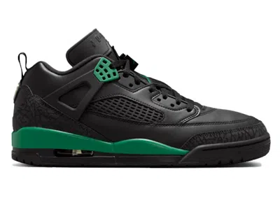 Pre-owned Jordan Men's  Spizike Low Sneakers In Black/pine Green/anthracite