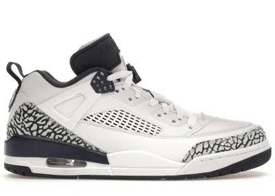 Pre-owned Jordan Men's  Spizike Low Sneakers In White/obsidian/pure Platinum In Multi