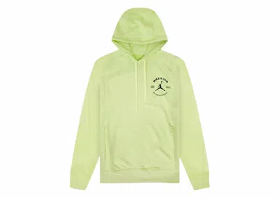 Pre-owned Jordan Men's  Sport Bc Fleece Drifit Hoodie In Light Lime In Green