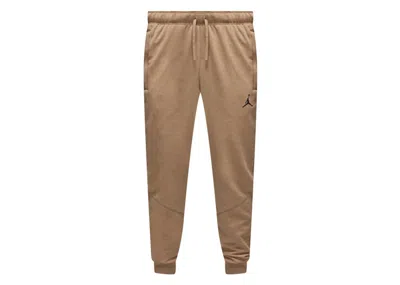 Pre-owned Jordan Men's  Sport Crossover Drifit Pants In Brown