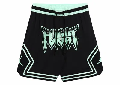 Pre-owned Jordan Men's  Sport Diamond Drifit Shorts In Black/mint