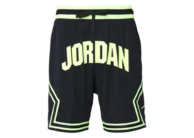 Pre-owned Jordan Men's  Sport Diamond Drifit Shorts In Black/yellow In Multi