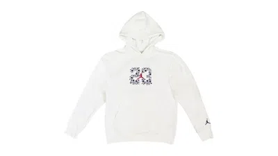 Pre-owned Jordan Men's  Sport Dna Fleece Hoodie In White