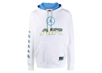 Pre-owned Jordan Men's  Sport Dna Hbr Pullover Hoodie In White