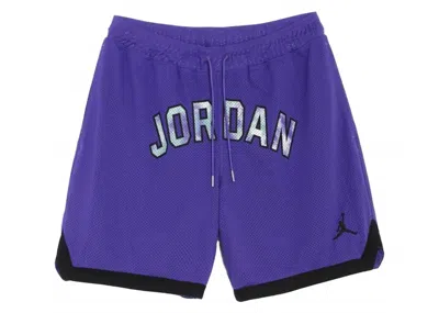 Pre-owned Jordan Men's  Sport Dna Mesh Shorts In Purple