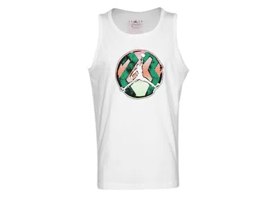 Pre-owned Jordan Men's  Sport Dna Tank Top In White