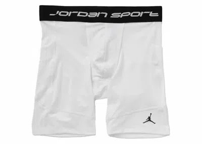 Pre-owned Jordan Men's  Sport Drifit Shorts In White