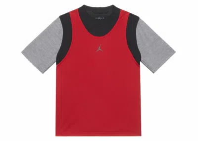 Pre-owned Jordan Men's  Sport Drifit T-shirt In Red/black/grey