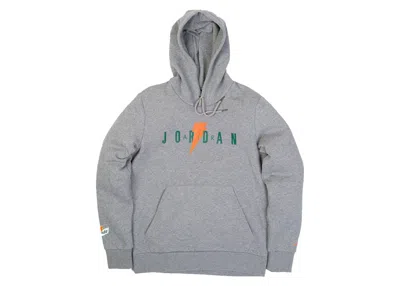 Pre-owned Jordan Men's  Sportswear Like Mike Fleece 3 Pullover Hoodie In Grey