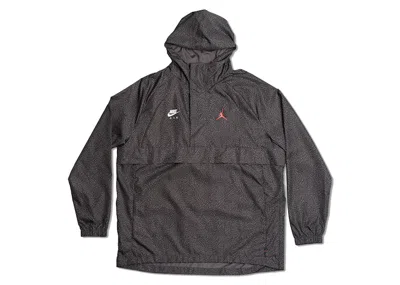 Pre-owned Jordan Men's  Sportswear Wings 1988 Anorak/dark In Jacket Grey/dark Grey