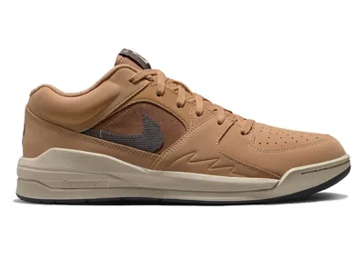 Pre-owned Jordan Men's  Stadium 90 Baroque Brown Sneakers In Flax/black/sanddrift