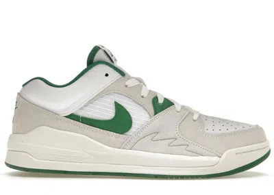 Pre-owned Jordan Men's  Stadium 90 Green Sneakers In White/sail/clover In Multi