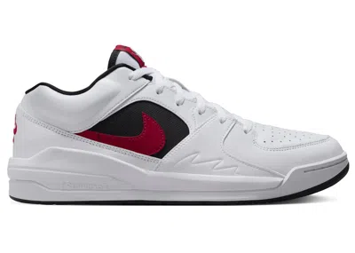 Pre-owned Jordan Men's  Stadium 90 Sneakers In White/black/gym Red
