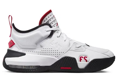 Pre-owned Jordan Men's  Stay Loyal 2 Sneakers In White/university Red/black In Multi