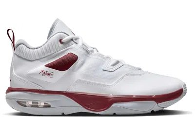 Pre-owned Jordan Men's  Stay Loyal 3 Sneakers In White/wolf Grey/team Red