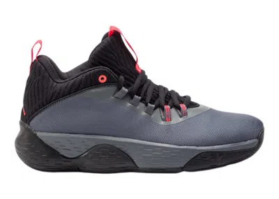 Pre-owned Jordan Men's  Super.fly Mvp Sneakers In Iron Grey/black/bright Crimson