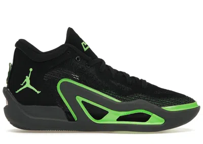 Pre-owned Jordan Men's  Tatum 1 Celtics (translucent Green Sole) Sneakers In Black/green Strike/anthracite In Multi