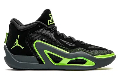 Pre-owned Jordan Men's  Tatum 1 Pf Celtics (opaque Green Sole) Sneakers In Black/green Strike/anthracite
