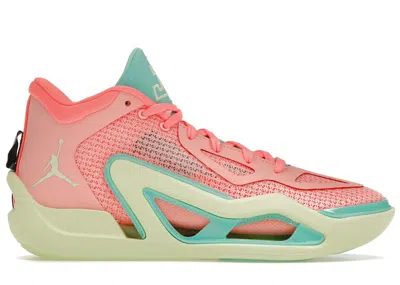 Pre-owned Jordan Men's  Tatum 1 Pink Lemonade Sneakers In Pink Tint/barely Volt/lava Glow