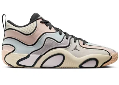 Pre-owned Jordan Men's  Tatum 3 Sidewalk Chalk Sneakers In Anthracite/pale Ivory/orange Pearl In Multi